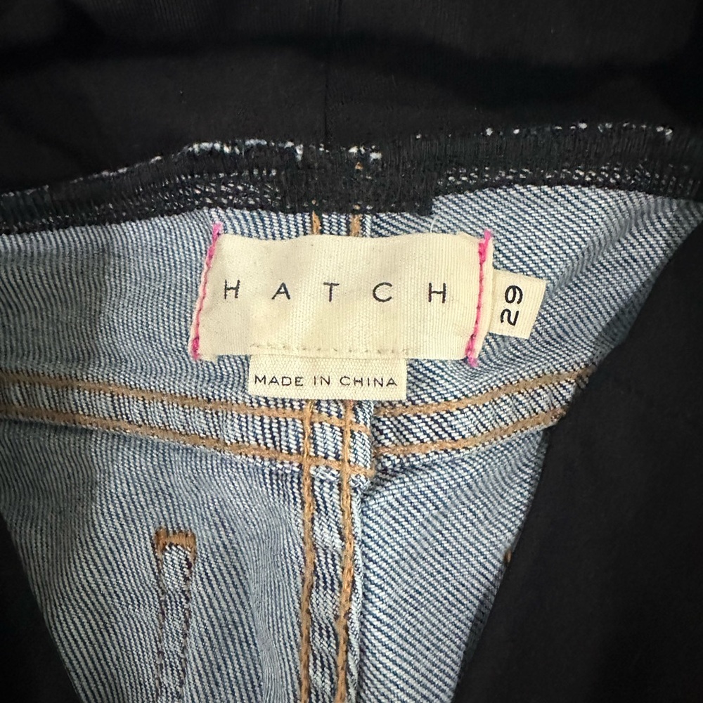 Hatch Women's Classic Blue Straight Leg Jeans - Picture 4 of 5